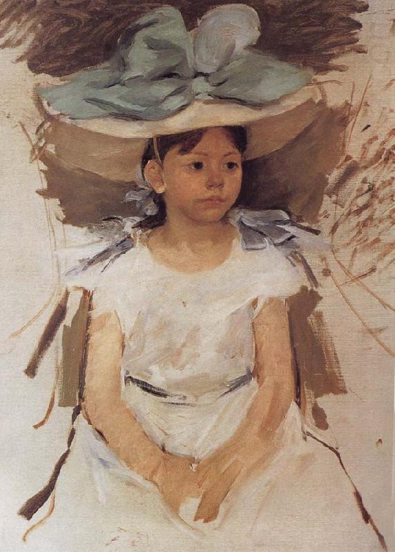 Alan wearing the blue hat, Mary Cassatt